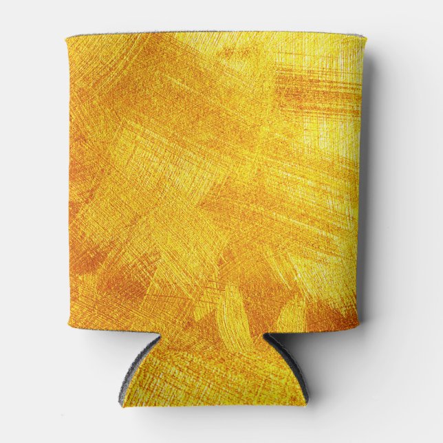 Luxurious golden texture, abstract background. can cooler (Front)