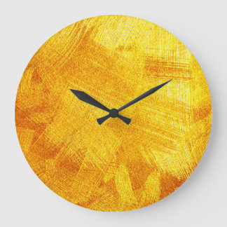 Luxurious golden texture, abstract background. large clock