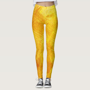 Luxurious golden texture, abstract background. leggings
