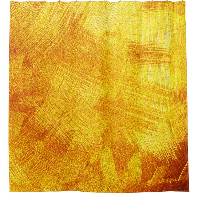 Luxurious golden texture, abstract background. shower curtain (Front)