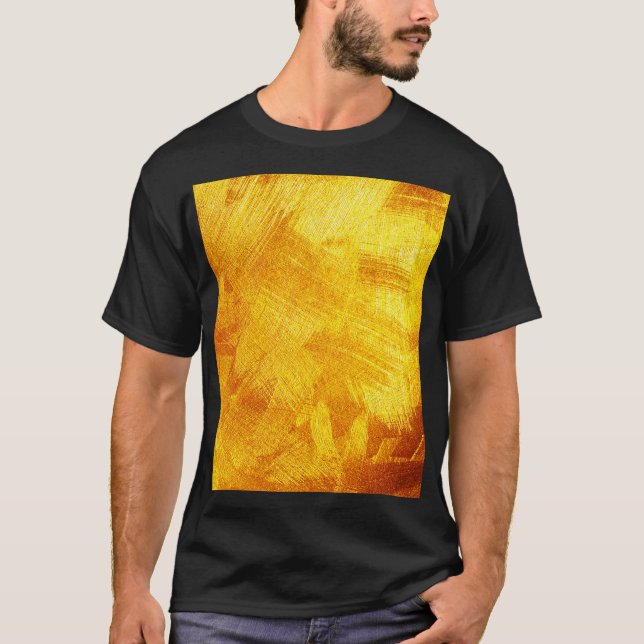 Luxurious golden texture, abstract background. T-Shirt (Front)