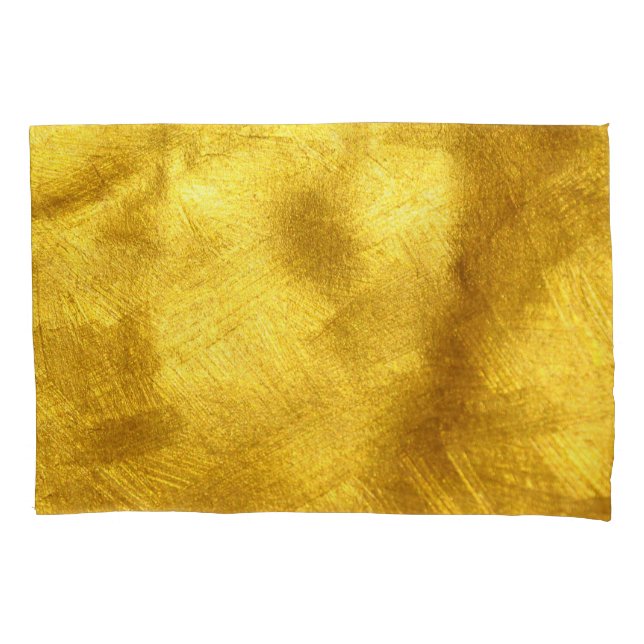 Luxurious Golden Texture Design Pillowcase (Front)