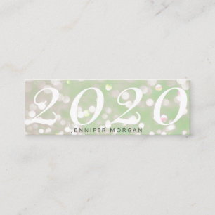 Luxurious graduation sparkle glitter Name Card