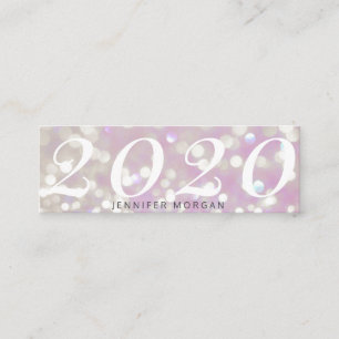 Luxurious graduation sparkle glitter Name Card