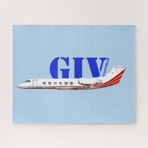 Luxurious Gulfstream IV Private Jet  Jigsaw Puzzle