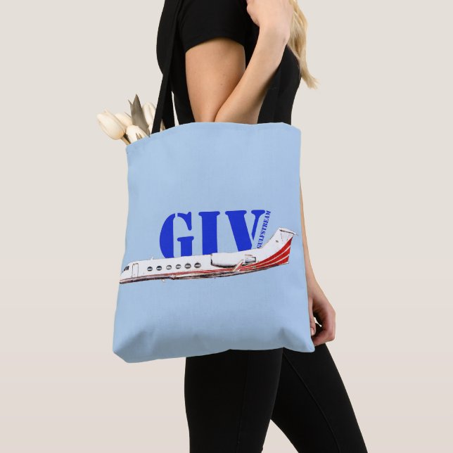 Luxurious Gulfstream IV Private Jet  Tote Bag (Close Up)
