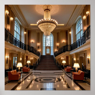 Luxurious House Interior Poster