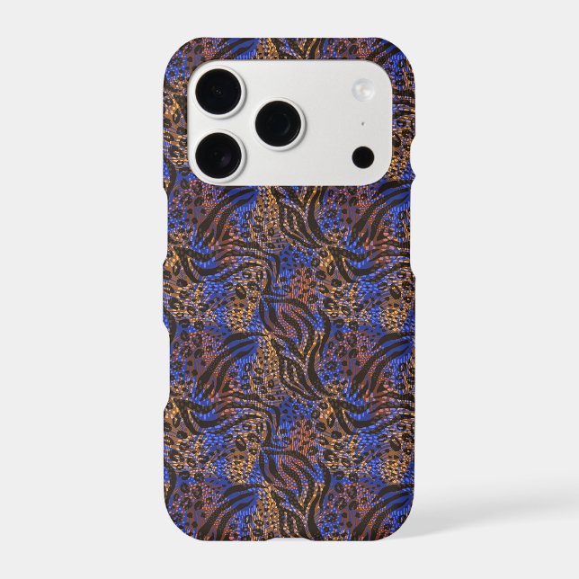 Luxurious Leopard and Zebra Print Pattern (Back)