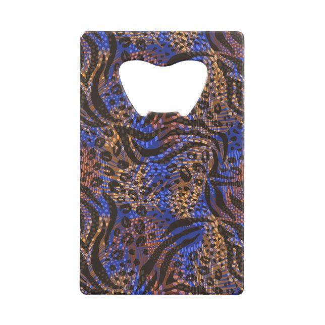 Luxurious Leopard and Zebra Print Pattern (Front)