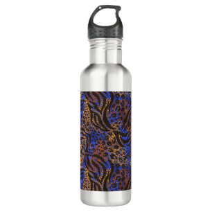 Luxurious Leopard and Zebra Print Pattern 710 Ml Water Bottle