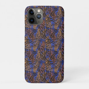 Luxurious Leopard and Zebra Print Pattern iPhone 11 Pro Case
