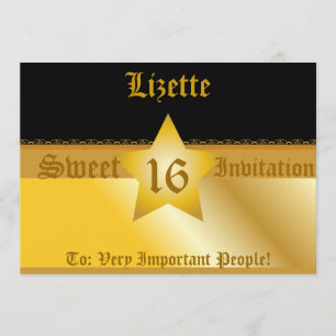 Luxurious Mail Sweet Sixteen Invitation!-Cust. Save The Date