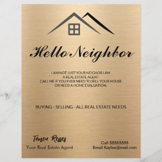 Luxurious Metallic Gold  Flyer