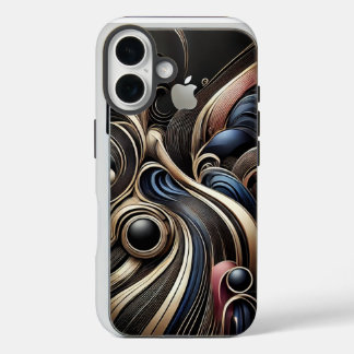 Luxurious Modern Abstract Art Apple iPhone 16 Back iPhone 16 Case