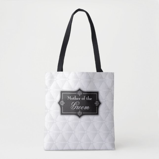 Luxurious Mother of the Groom Wedding Tote Bag (Front)