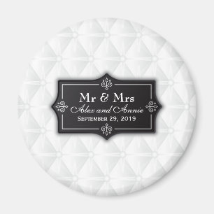 Luxurious Personalised Wedding   Magnet