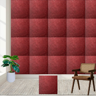 Luxurious  Radiant Red Glitter Stylish Wall Floor Tile