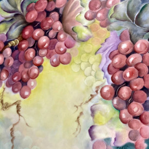 Luxurious Red Grape Pattern  Napkin