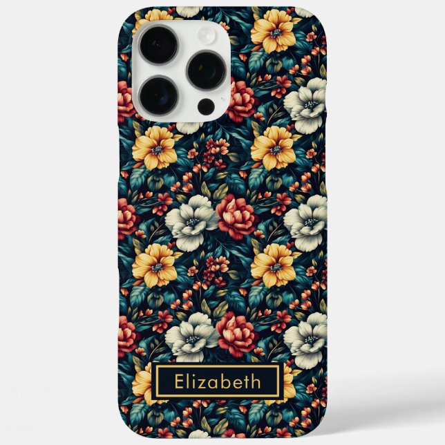 Luxurious Rose Iphone Case For Personalizable Phon (Back)