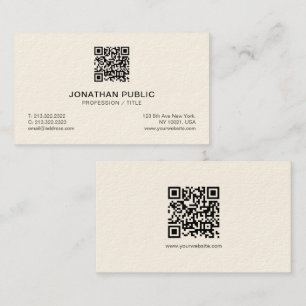 Luxurious Signature Cream Modern Simple Template Business Card