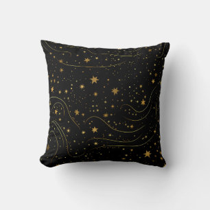 Luxurious Starry Night Accent Pillow