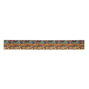 Luxurious Teal "Inherited Artistry" Satin Ribbon
