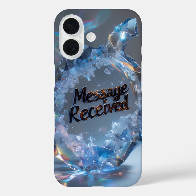 Luxurious Textured Speech Crystal Design Case-Mate iPhone Case (Back)