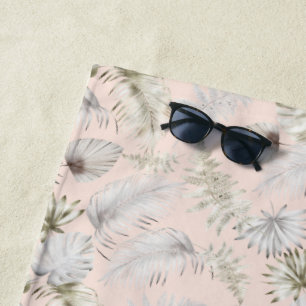 luxurious tropical foliage Monogram Yoga Mat