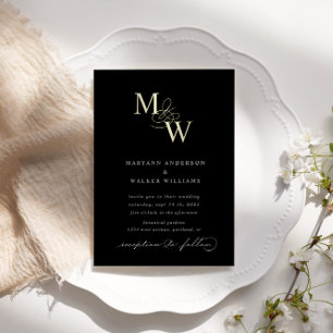 Luxurious Typography Wedding