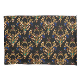 Luxurious Victorian Black Gold Pillowcase