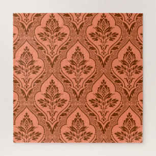 Luxurious Vintage Damask Seamless Texture Jigsaw Puzzle