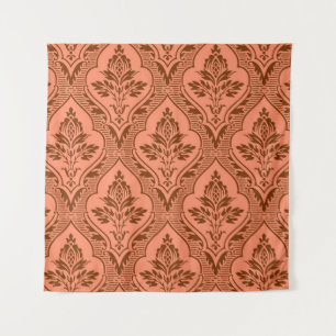 Luxurious Vintage Damask Seamless Texture Tapestry