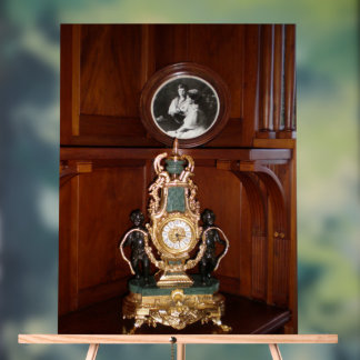 Luxurious watch in the royal room Livadia palace Acrylic Sign