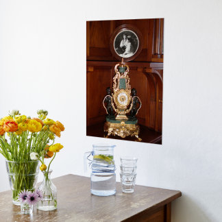 Luxurious watch in the royal room Livadia palace Foil Prints