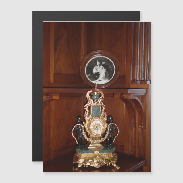 Luxurious watch  in the royal room Livadia palace Magnetic Invitation (Front/Back)
