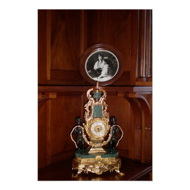 Luxurious watch  in the royal room Livadia palace Poster (Front)