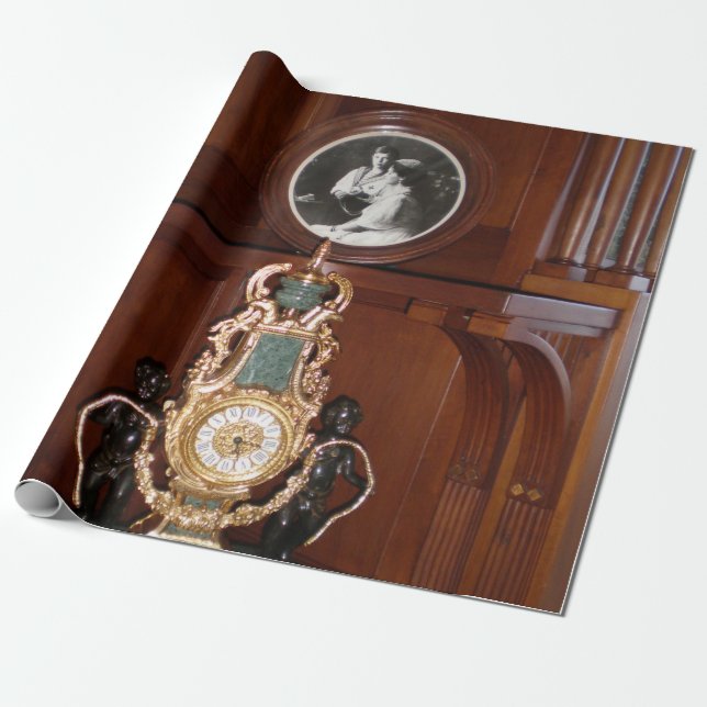 Luxurious watch  in the royal room Livadia palace Wrapping Paper (Unrolled)