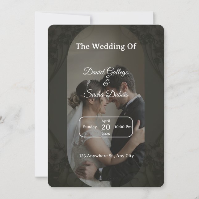 Luxurious Wedding Invitation  (Front)