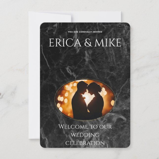 luxurious wedding invitation (Front)