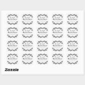 Luxurious White Homemade Bath Salt Labels (Sheet)