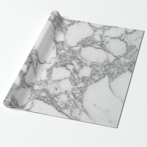 Image of Luxurious white marble stone texture print Wrapping Paper