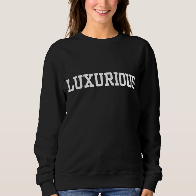 Luxurious Women's Sweatshirt  (Front)