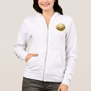 Luxury 3D Gold VIP Emblem Hoodie