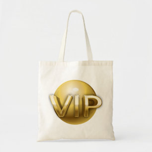 Luxury 3D Gold VIP Emblem Tote Bag