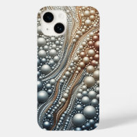 Luxury 3D Pearl Stream Gradient and Iridescent Bea