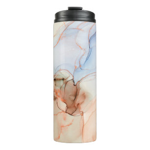 Luxury Abstract: Alcohol Ink Art Thermal Tumbler