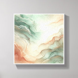 Luxury Abstract Alcohol Ink Wall Art - Ethereal Mi