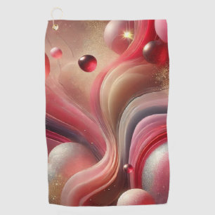 Luxury Abstract Art Golf Towel