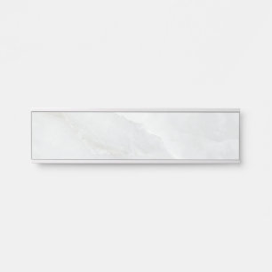 Luxury Abstract Fluid Agate Stone & Crystal Textur Door Sign