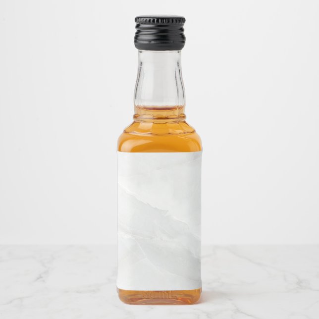 Luxury Abstract Fluid Agate Stone & Crystal Textur Liquor Bottle Label (Front)